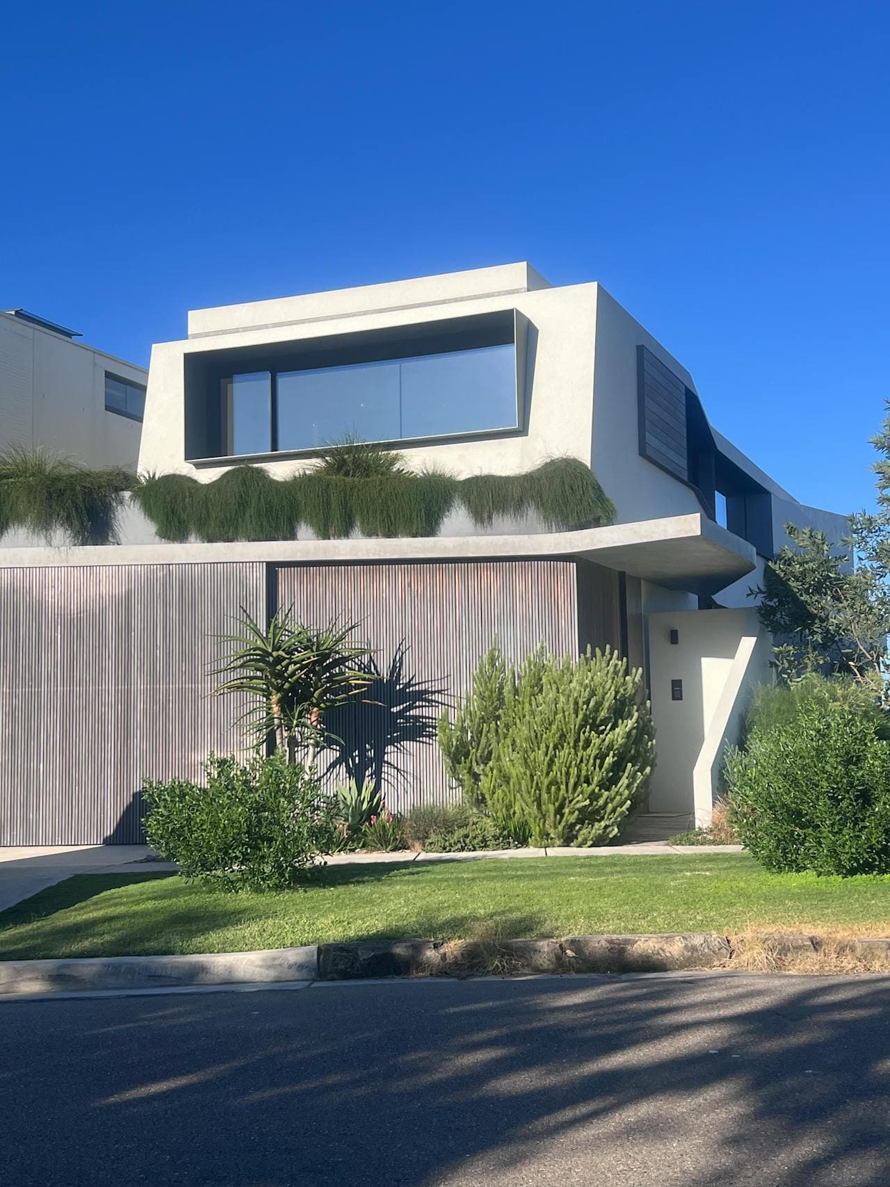 Modern Australian home with landscaped garden